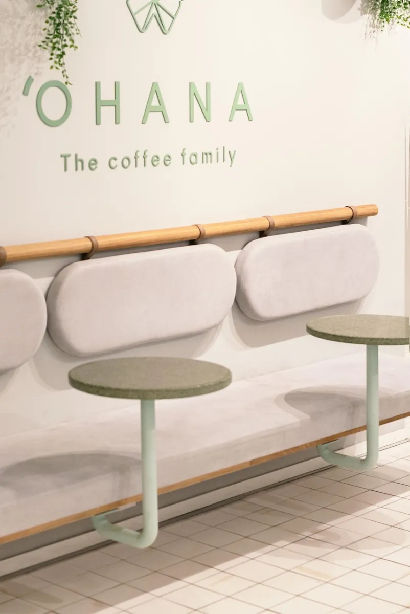 Ohana coffee budapest belsőépítészet